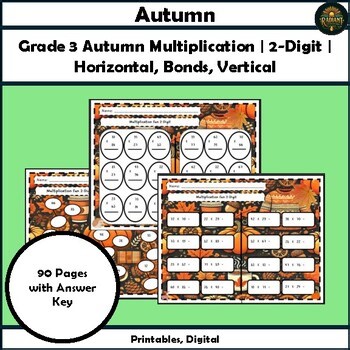 Grade 3 Autumn Multiplication Math Fact Fluency Number Bond Place Value Logic