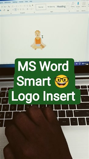 Yoga Logo Insert in MS Word – Super Easy Method! #shorts #short #msword #office_skill_hub #excel