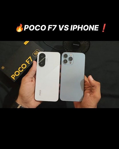 POCO F7 VS IPHONE 120FPS