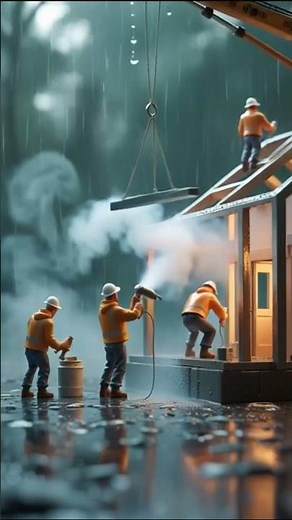 "Building a House: Step-by-Step Construction Process"