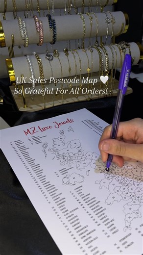 UK Sales Postcode Map: Thank You for All Your Orders!
