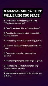 8 mental shifts | Beautiful Words