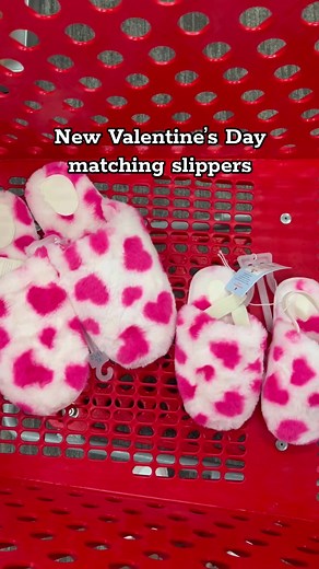 Mommy & Me Matching Slippers at Target | Valentine's Day Outfit