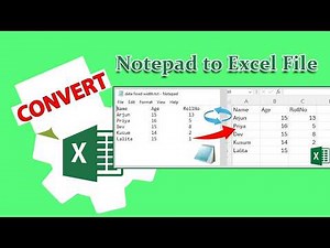 How to Convert Notepad to Excel File Instantly? - (Best Tricks 2026) | Excel Tech & Tricks