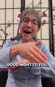 Let's Sign Our Nighttime Routine