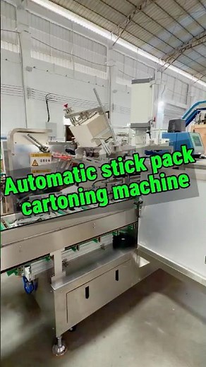 Automatic Stick-Pack Cartoner | Counting, Collating & Clean Hot-Melt/Tuck Seal #machine