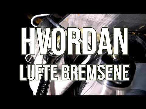 Hvordan lufte bremsene - Biltips 07