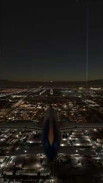 Landing in Las Vegas | Fs2020 #shorts #shortsvideo #aviation