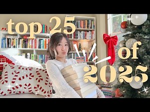my top 25 books of 2025 🫶 book recommendations galore ✨