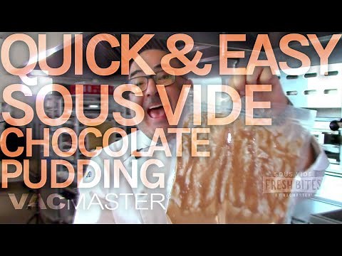 Sous Vide Chocolate Maple Pudding Recipe
