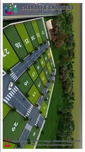 residential layout plot 3d design walkthrough |arch Design in entrance|entrance arch #dharmapuri