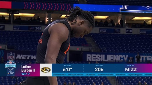 Luther Burden III's 2025 NFL Scouting Combine workout