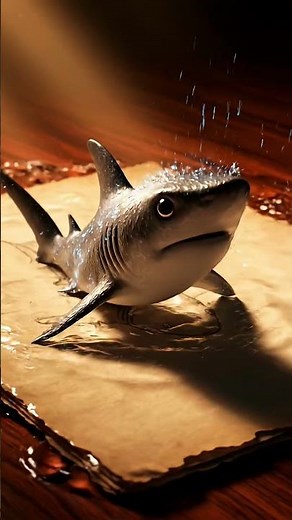 🎥 Art Magic: From Sketch to Life — 🦈 shark! #shark #art #shorts