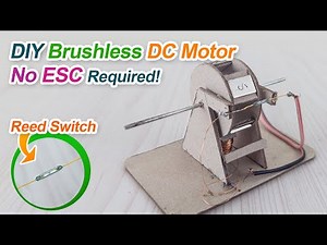 How to Make a Brushless DC Motor Using Inexpensive Materials- No ESC Required!