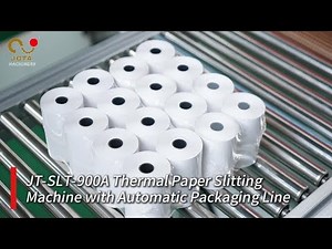 Unbelievably Smooth! JT-SLT-900A Slitting Machine with Full Auto Packaging Test