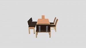 Kitchen Furniture Set - 3D model by Sazach