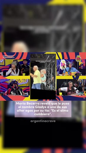 María Becerra presentó a su familia, que bailó con ella en sus shows de River, y reveló que le puso de nombre Gladys a su alter ego por su tía.