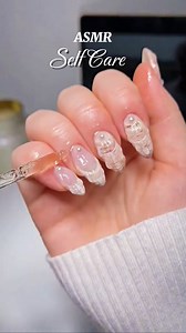 ASMR self care 💅🏽 🎀✨✨ #asmrsatisfying #asmrsounds #satisfyingvideo #oddlysatisfying #satisfyingsounds #asmrluxvlogs | ASMR Lux Vlogs
