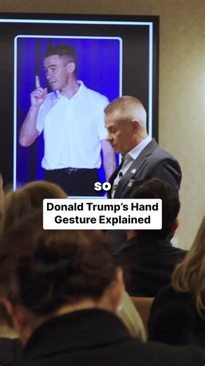 Why politicians soften the warrior gesture. Earlier this week I showed you the warrior: one finger raised, your sword, the gesture that adds authority. Watch Donald Trump on any stage and you will see him use a version of it constantly. Except he usually does not raise the finger. He brings the thumb and forefinger together instead. That is what I call the soft warrior. The full warrior, delivered by someone with real power, can come across as too dominating. It starts to feel like an order. Pol
