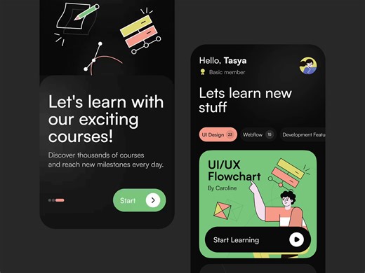 Eduwave - Online Course App Motion Exploration