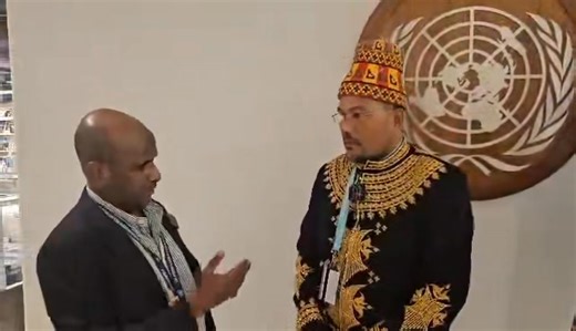 A brief explanation of why Indonesia requested UN security personnel to confiscate some of our materials expressing resistance against the colonial rule of the Indonesian government: Free Aceh, Free Maluku, and Free Papua. | Herman Wainggai