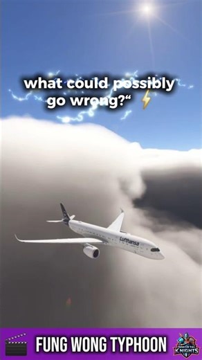 A350 vs Typhoon Fung Wong – 60kt turbulence test! | MSFS 2024