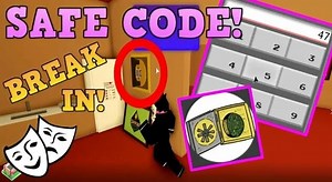 Break in safe code! how to get the safe code for the safe!  roblox!  code breaker badge!