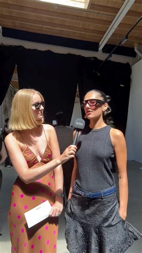 Bei der BFW SS27 von William Fan haben wir Jette und Wa22ermann backstage begleitet 🖤