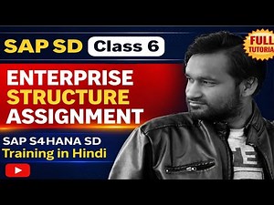 SAP SD Enterprise Structure Assignment (Class 7) | S4HANA Training 2026 #EnterpriseStructure #sap