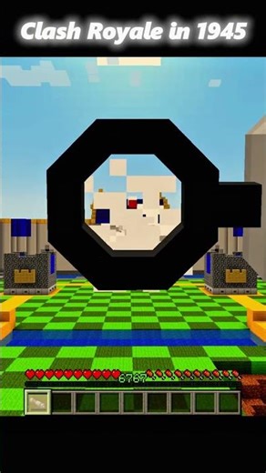 Clash Royale in 1945 #jumpstyle #minecraft #minecraftmeme #clashroyale