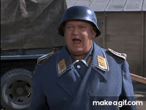 Sgt  Schultz - I Know Nothing on Make a GIF