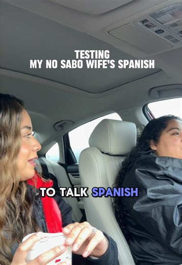 Testing my no sabo wife’s Spanish! She’s so funny to me 🤣 #spanishclass #nosabo #spanishspeaking #wlw #wlwcouple