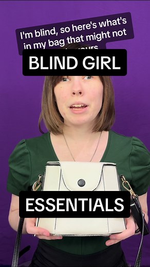 Discover What's Inside a Blind Girl's Bag | Blind Essentials Revealed!
