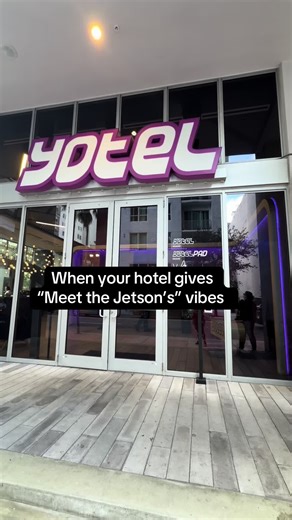 Yotel is interesting #meetthejetsons #miami #elevator #fyp #florida