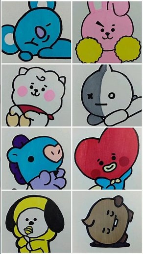 Mis dibujos de BT21 #bt21 #bts #art