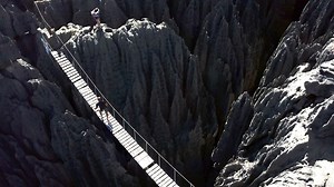 122K views · 1.3K reactions | Some 200 million years ago, this stone forest was completely submerged underwater. What's left today is an eerie landscape unlike anything you've ever seen. | Great Big Story | Facebook