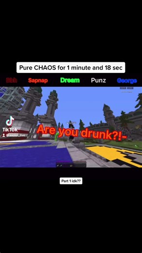 Unhinged Minecrafters🤪 #dream #sapnap #gnf #minecraft #fypシ | dream