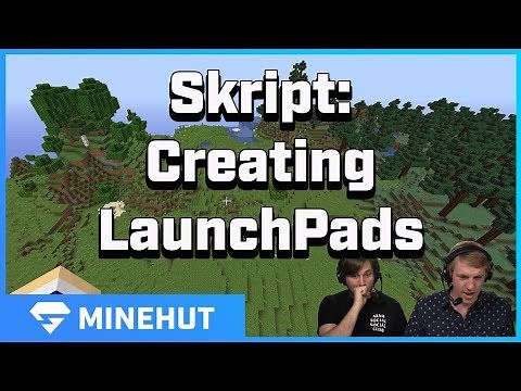 How To Make Launch Pads With Skript | Minehut 101