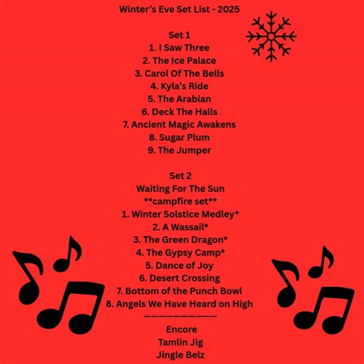 David Arkenstone - Fairy Fantasy FYC on Instagram: "A Winter's Eve tour 2025 has come to an end. My band was incredible, as were the fans and venues! Thank you to all that came out to share a night of musical joy with us! As always, after tour I share my set list, and I will be highlighting the band and performance clips for the next few days! Enjoy! ~D @melodiepican @kunzjohn @em.cello @caughmancecilia @flutesandpoems @glowinthedrum @chevwigs"