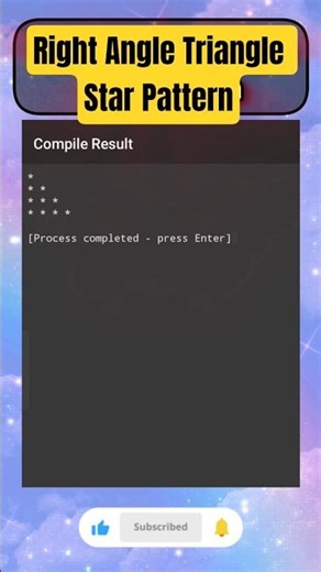 Right Angle Triangle Pattern in C | Star Pattern | C Programming