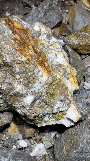 4.2K views · 52 reactions | Great samples of chalcopyrite and bornite in this abandoned copper mine. #pnw #offcourseexplorations #mineexplorer #mineexploration #lostmine #abandonedmine #history | The Official Off Course Explorations Page | Facebook