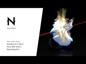 New in Houdini 18: Pyro SOP Solver - Spreading Flames