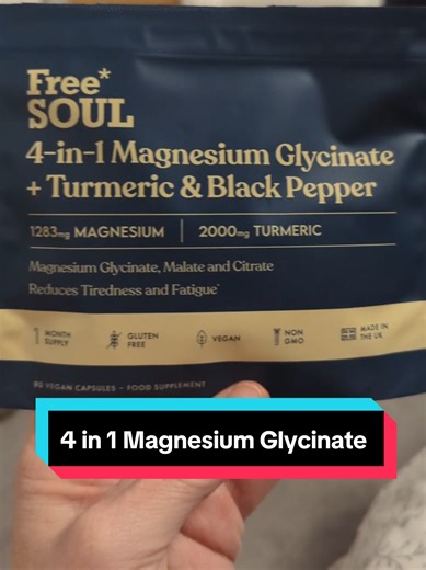 The Free Soul 4 in 2 Magnesium is on a super brand day offer. The benefits of Magnesium alone are amazing & add the others in all in one simple supplement. So if you have been looking for a magnesium supplement check out the reviews in the yellow basket on what this has helped people with! @Free Soul #magnesium #magnesiumglycinate #supplementsthatwork #freesoulsuperbrandday #tiktokmademebuyit