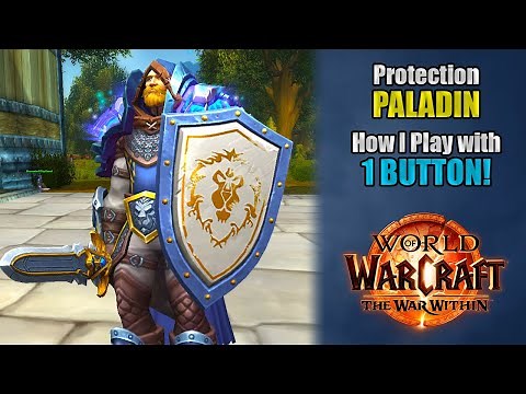 How I Play PROT PALADIN with 1 BUTTON Using GSE!