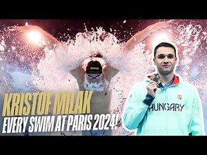 🇭🇺 Kristóf Milák | Every Individual Swim at Paris 2024! #Paris2024 #RoadtoLA28