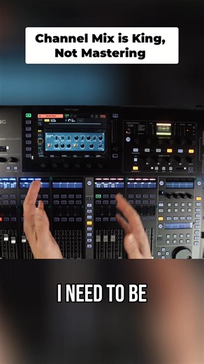 My thoughts on bus processing… I love it. Buuuuuut….. It's not where you get great sound. It's where you polish sound that's already great. Here's how I think about it, Your SOURCE (the instrument, the voice, the drum) = 70-80% of your sound. Maybe more. Channel processing (EQ, compression at the input) = 15-20% polish. Bus processing (group compression, bus EQ) = 5-10% extra refinement, if it’s needed at all. Most church sound volunteers spend all their time trying to fix a bad source. That's b