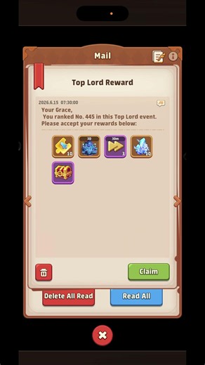 Top Lord Event Rank 445 Rewards Worth It or Not? Top Heroes #topheroes #gamingshorts #mobilegaming