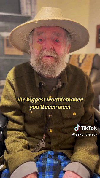 Part Two Uncle Jack’s Speed Wisdom 🌟 Why you ask? Well, because who has time for BS in the age of likes and swipes?! Go to it, damnit! 😂 #askunclejack #100yearsofwisdom #speedwisdom #worldwar2veteran #askmeaquestion #listenup🦉 If you are able to donate, The Ask Uncle Jack #GoFundMe #linkinbio #linktree 🌳 @visitcamarillo @Damon Vonn @jillmcvey @Vanessa Sais-Brown @MamaTLuv N Silverfox