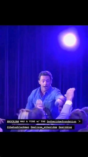 2.1K views · 365 reactions | Hugh's the best there is at what he does, but what he does IS very nice! #wolverine #thegreatestshowman #lightning #allofit More video from the @etheridgefoundation Rock Jam, shared by Christopher Reed. Article about the foundation and event: https://www.ocregister.com/2025/10/31/melissa-etheridge-celebrity-friends-raise-1-million-for-push-for-emerging-opioid-treatments/ | Jackman's Landing Fan Group | Facebook