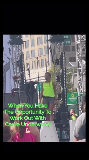Workout Memories with Carrie Underwood at Kroger Festival